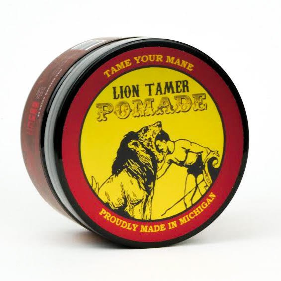 Lockhart's Lion Tamer OG Pomade - Strong Hold Hair Styling Wax for Men - Perfect for Slick Back, Pompadour & Classic Hairstyles