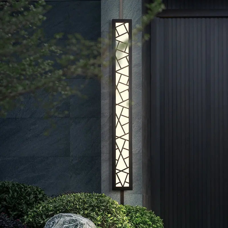 Modern Large Outdoor Wall Lights - Waterproof LED Exterior Lighting for Porch, Patio, Garden & Backyard - Dusk to Dawn Sensor & Energy Efficient