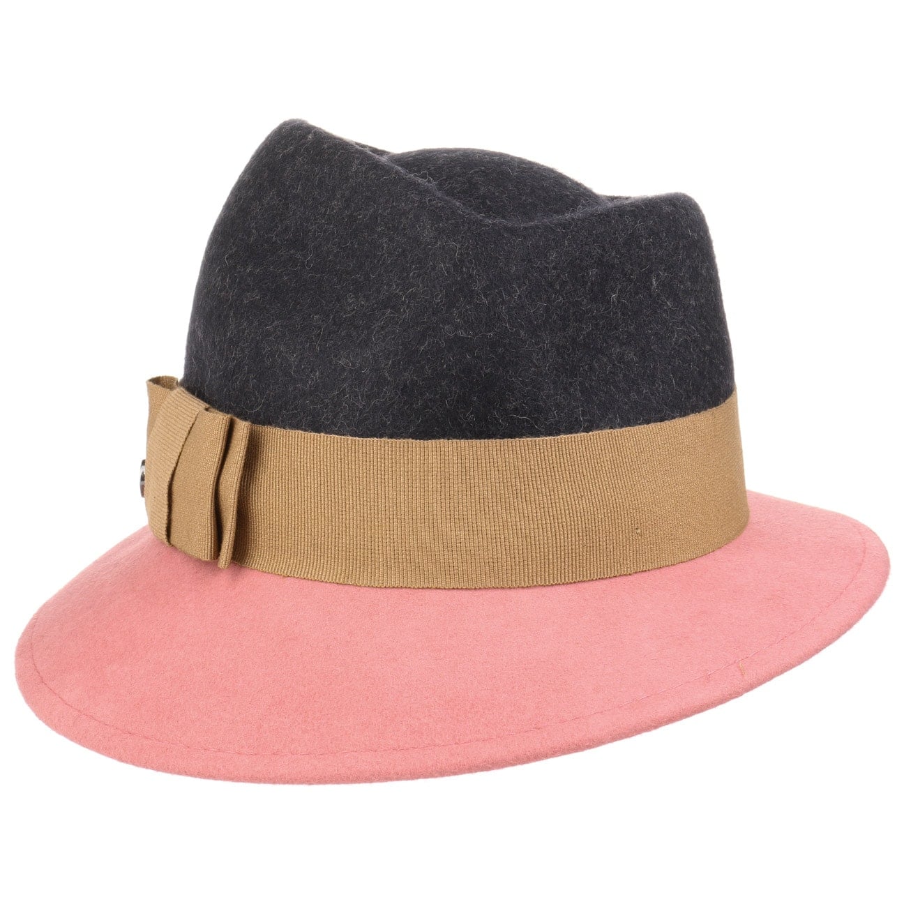 Lierys Asym Twotone Wool Felt Hat - Stylish Winter Fashion Accessory for Women | Perfect for Outdoor Events, Travel & Cold Weather