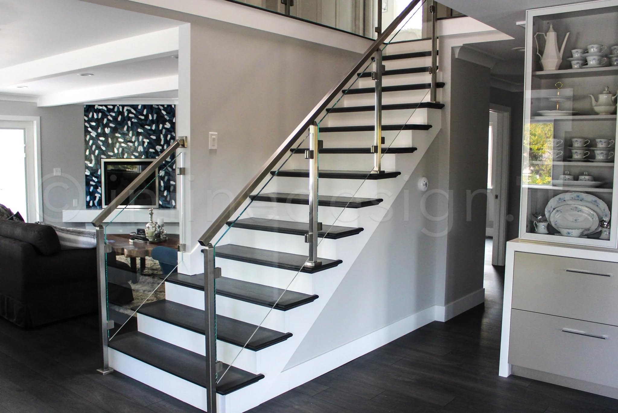 Stainless Steel 316 Glass Railing Post - Heavy Duty Square Surface Handrail for 3/8