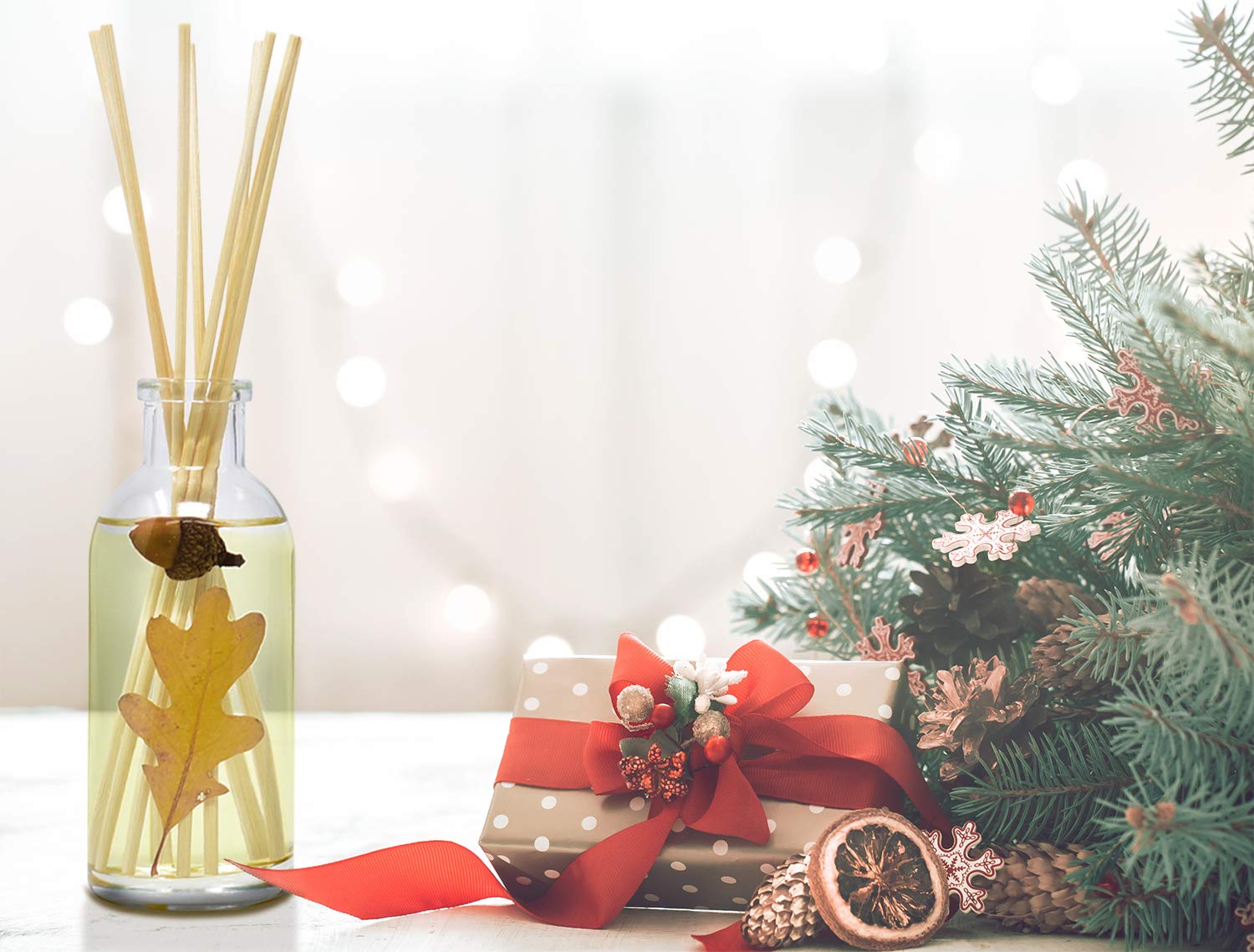 Urban Naturals Autumn Night Reed Diffuser Refill Oil - Woodsy Fall Scent with Cinnamon, Nutmeg, Clove, Apple, Cedar & Sandalwood | 4 oz | Includes Free Reed Sticks | Perfect for Home, Office & Gift Giving