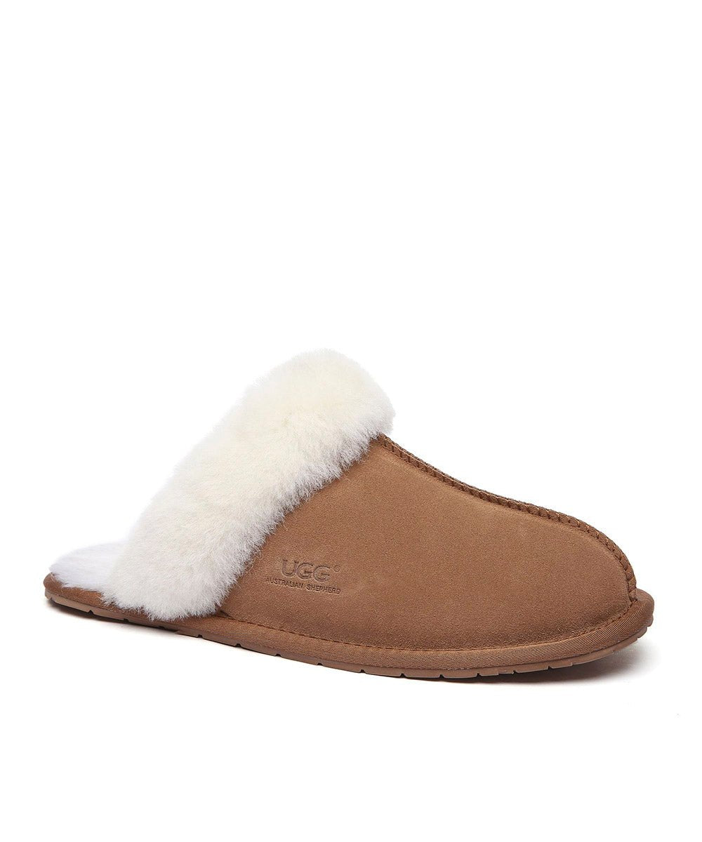 Women's UGG Snuggly Slippers - Cozy Indoor/Outdoor House Shoes for Winter Comfort - Perfect for Lounging at Home, Running Errands & Cold Weather Wear