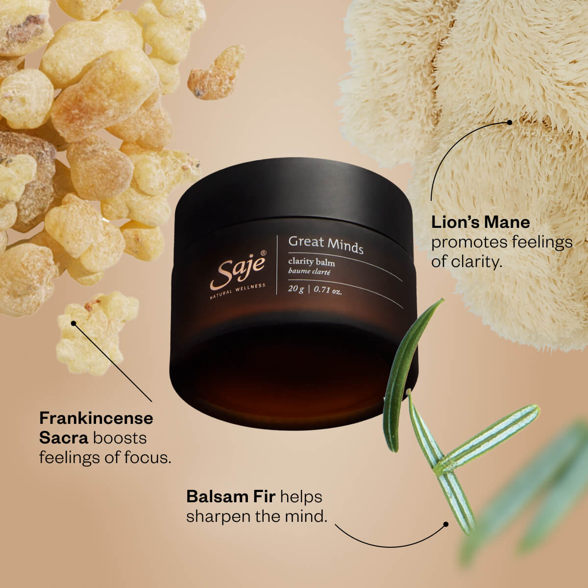 Great Minds Topical Balm - Soothing Muscle & Joint Relief Cream for Pain & Inflammation - Perfect for Athletes, Yoga & Post-Workout Recovery