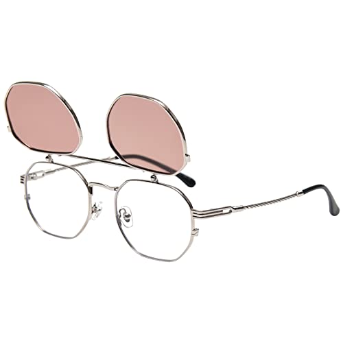 Silver Frame /Light Coffee Lens