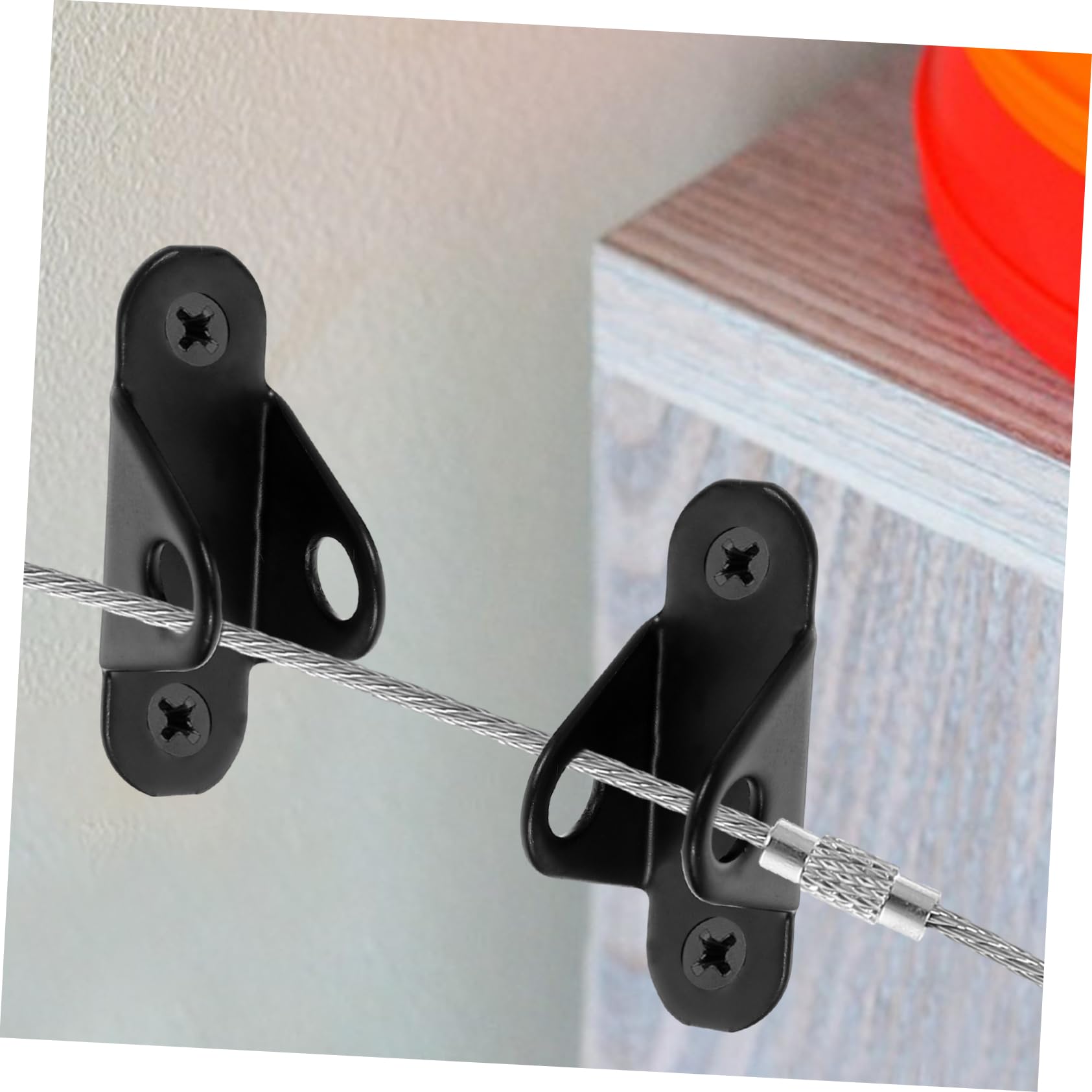 Totority 6-Pack Anti-Tip Furniture Straps for Child Safety - Heavy Duty Stainless Steel Dresser Anchors for Baby Proofing & Home Security - Perfect for Nursery, Living Room & Office Furniture