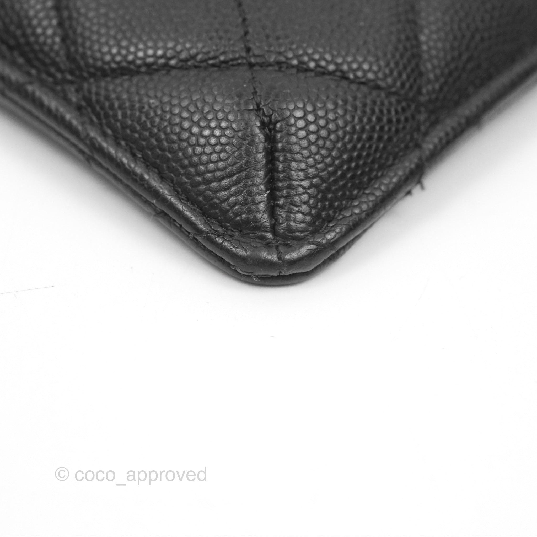 Chanel Classic Long Wallet Pouch Black Caviar Leather - Luxury Designer Wristlet Clutch for Women | Perfect for Evening Events, Parties & Daily Use