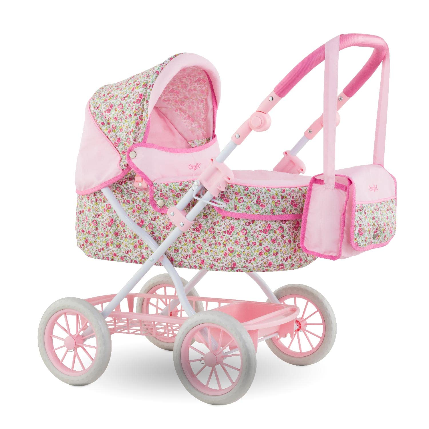 Corolle Mon Grand Poupon Doll Stroller - Adjustable Handle & Foldable Design for 14