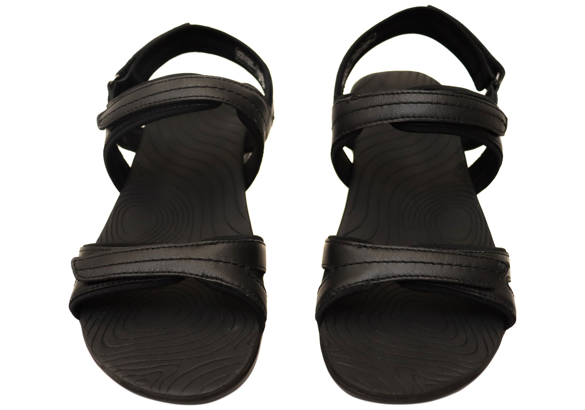 Women's Comfortable Leather Adjustable Sandals from Honduras - Perfect for Beach, Vacation & Summer Walking