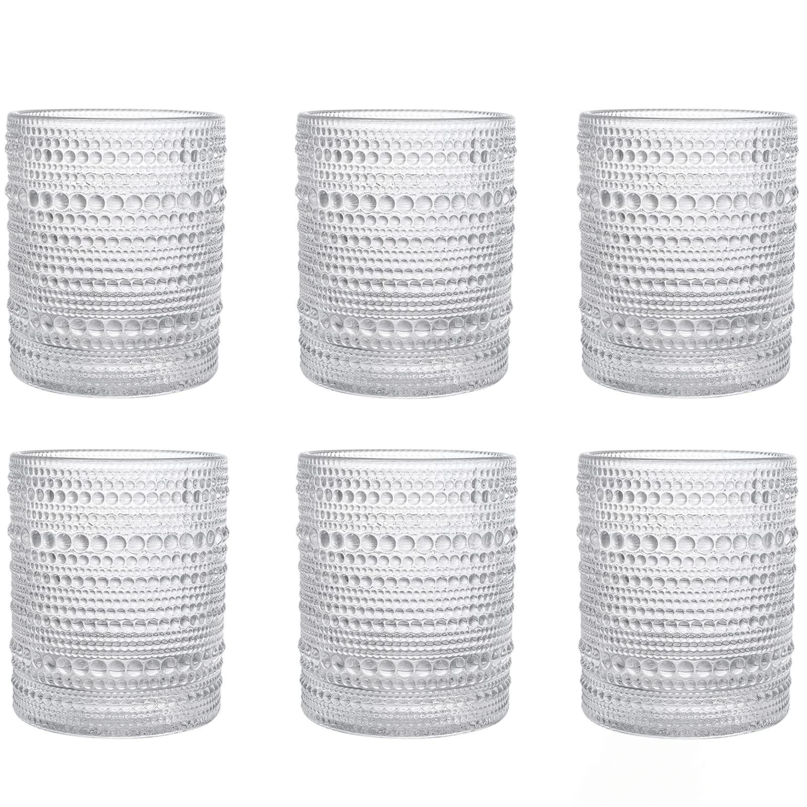 Premium 6.5 oz (200ml) Whiskey Glasses Set of 6 - Scotch, Bourbon, Brandy, Tequila, Gin & Cocktail Drinking Glasses | Elegant Barware for Home Entertaining, Gifts & Professional Tasting Events
