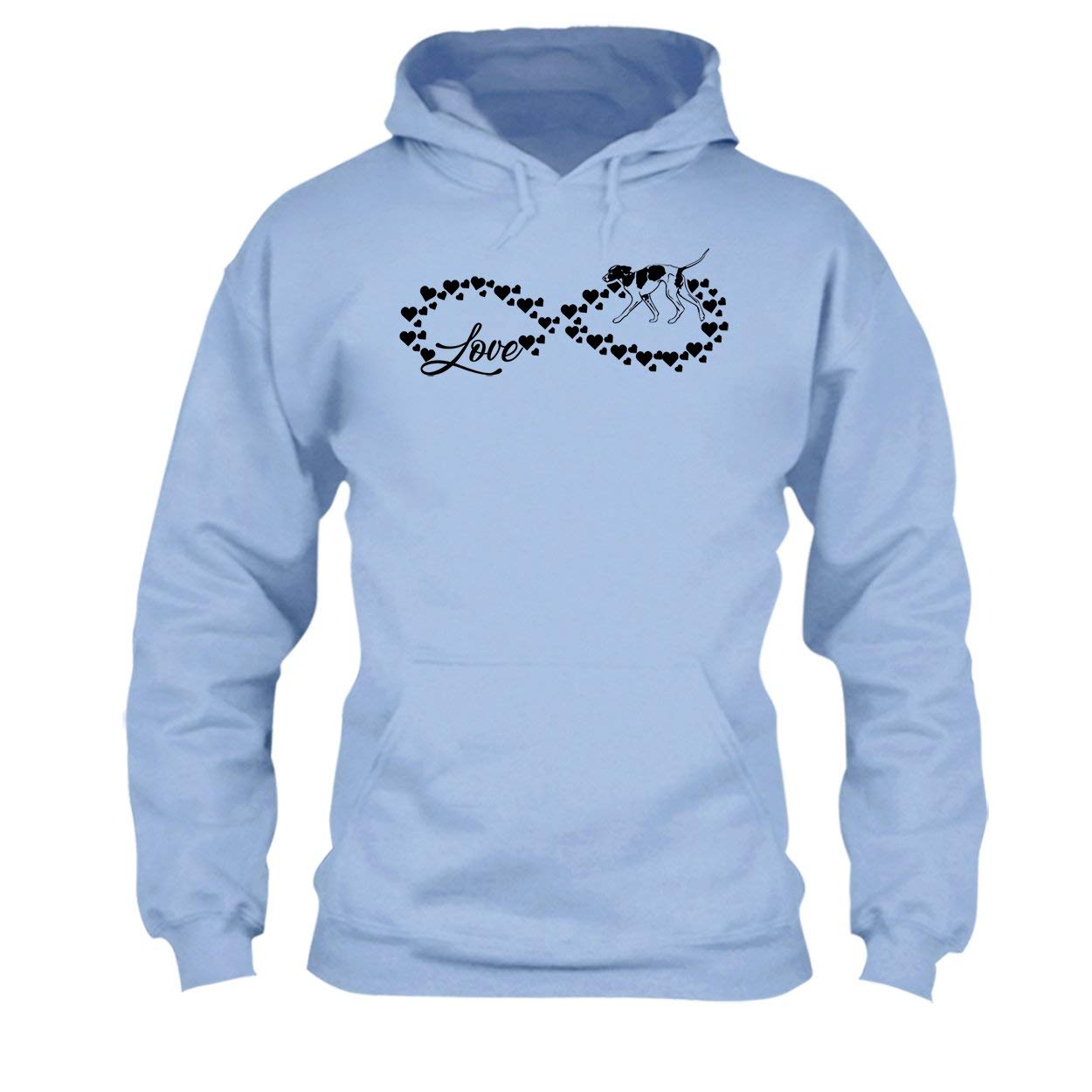 Love Foxhound Infinity Graphic T-Shirt & Long Sleeve Shirt - Stylish Casual Wear for Men & Women - Perfect for Streetwear, Gifts, and Everyday Fashion
