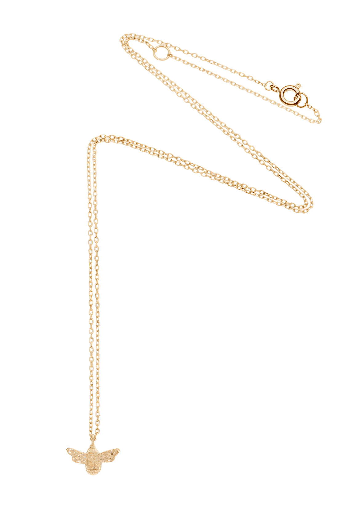 Bee Necklace Gold Plated - Elegant Honeycomb Pendant Jewelry for Women - Perfect for Gifts, Weddings & Everyday Wear