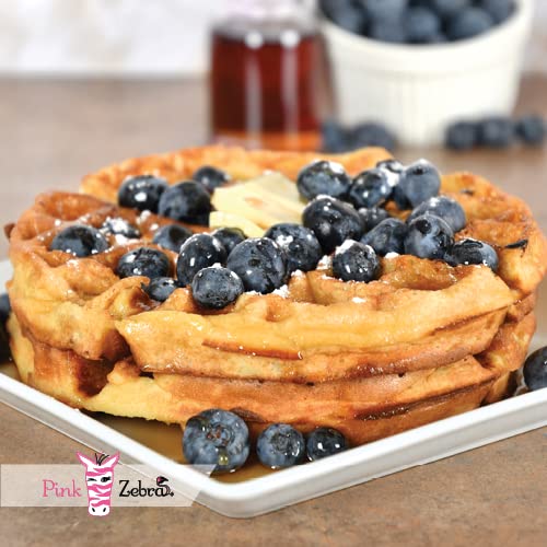 Blueberry Waffles Scented Wax Melts - Pink Zebra 3.75 oz (PZBBW12345) | Home Fragrance for Relaxation, Aromatherapy & Cozy Atmosphere | Perfect for Living Room, Bedroom & Office Spaces