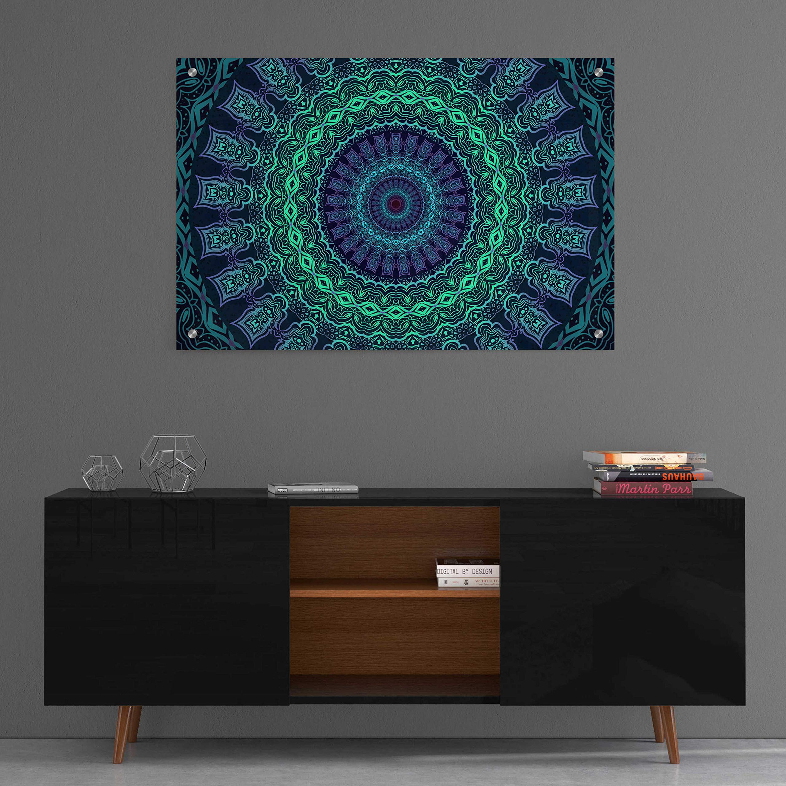 Epic Art 'Set And Setting 5' by Cameron Gray - 36x24 Inch Acrylic Glass Wall Art Decor for Living Room, Bedroom & Office | Modern Abstract Painting for Home & Office Decoration