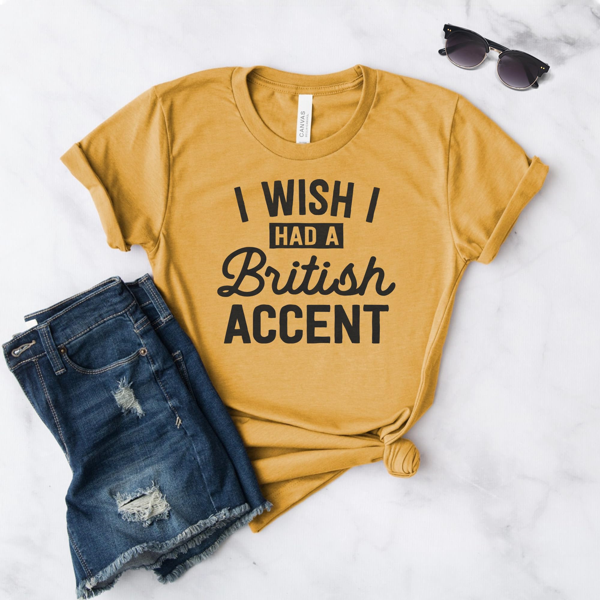 England T-Shirt | London Shirt with Funny British Accent | Union Jack UK Flag Unisex Tee - Perfect for British Pride Events, Travel & Casual Wear