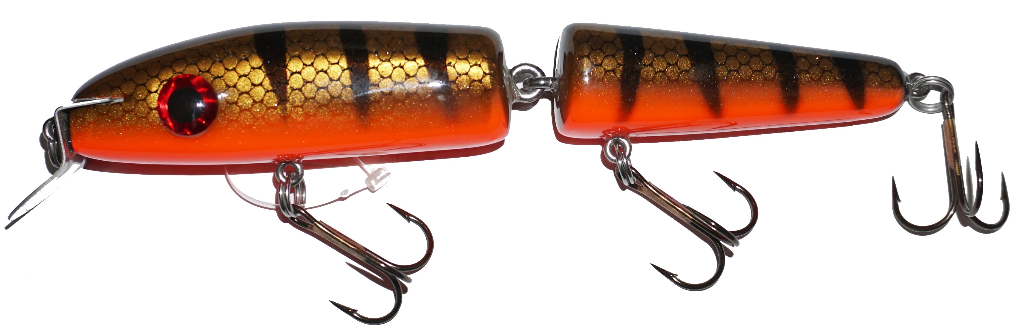 Big Fork Reef Digger Shallow Crankbait Jointed Fishing Lure - Perfect for Bass, Walleye & Pike Fishing in Freshwater Lakes