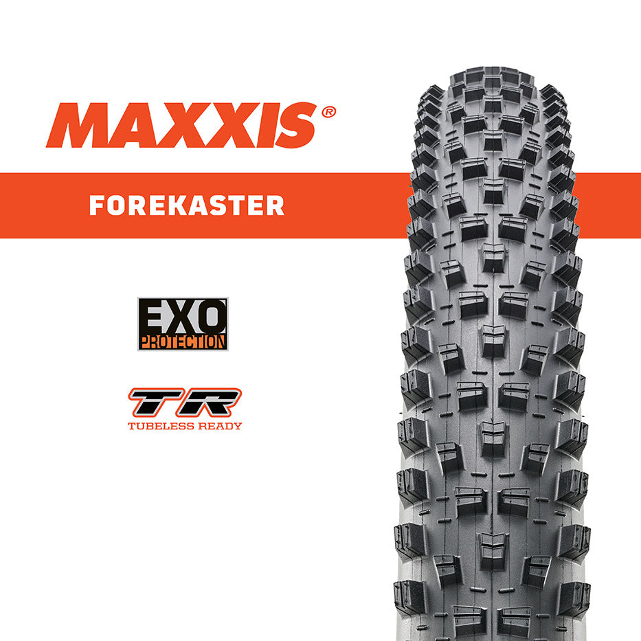 Maxxis 27.5 Forekaster GEN 2 Mountain Bike Tire - Tubeless Ready, Aggressive Tread for Trail & Enduro Riding - Perfect for All-Mountain Adventures and Technical Terrains