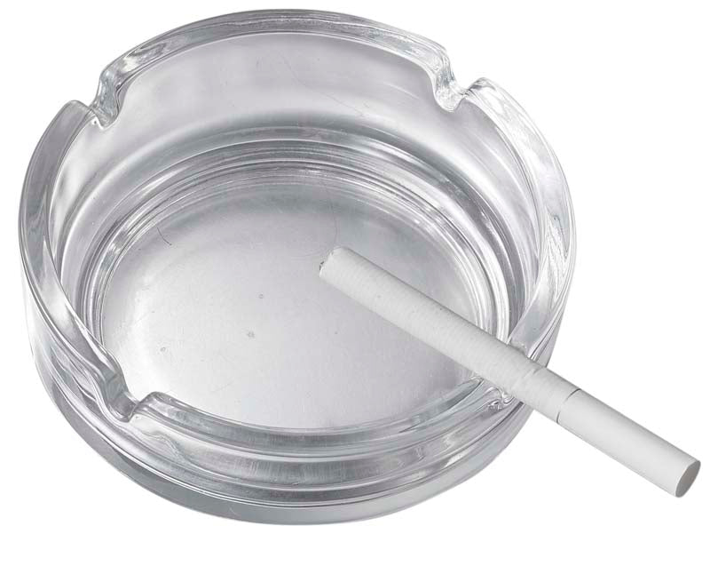 Premium Visol Oregon Glass Cigarette Ashtray - Shatterproof & Stylish for Indoor/Outdoor Use - Perfect for Home, Office, Patio, and Smoking Lounges