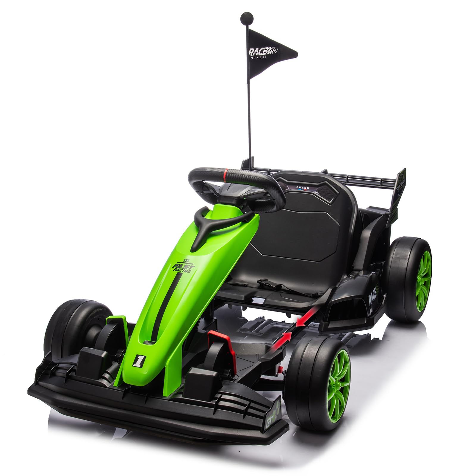 24V Kids Electric Go Kart Toy for Ages 6-12 Years - High-Speed Ride-On Car for Outdoor Play and Backyard Fun