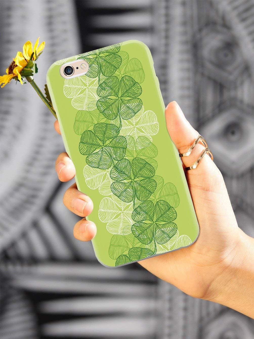 3D Textured Protective Phone Case for Samsung Galaxy S9 Plus - Inspired Four-Leaf Clover Design - Slim Fit Shockproof Cover with Anti-Slip Grip - Perfect for Daily Use, Travel & Outdoor Activities