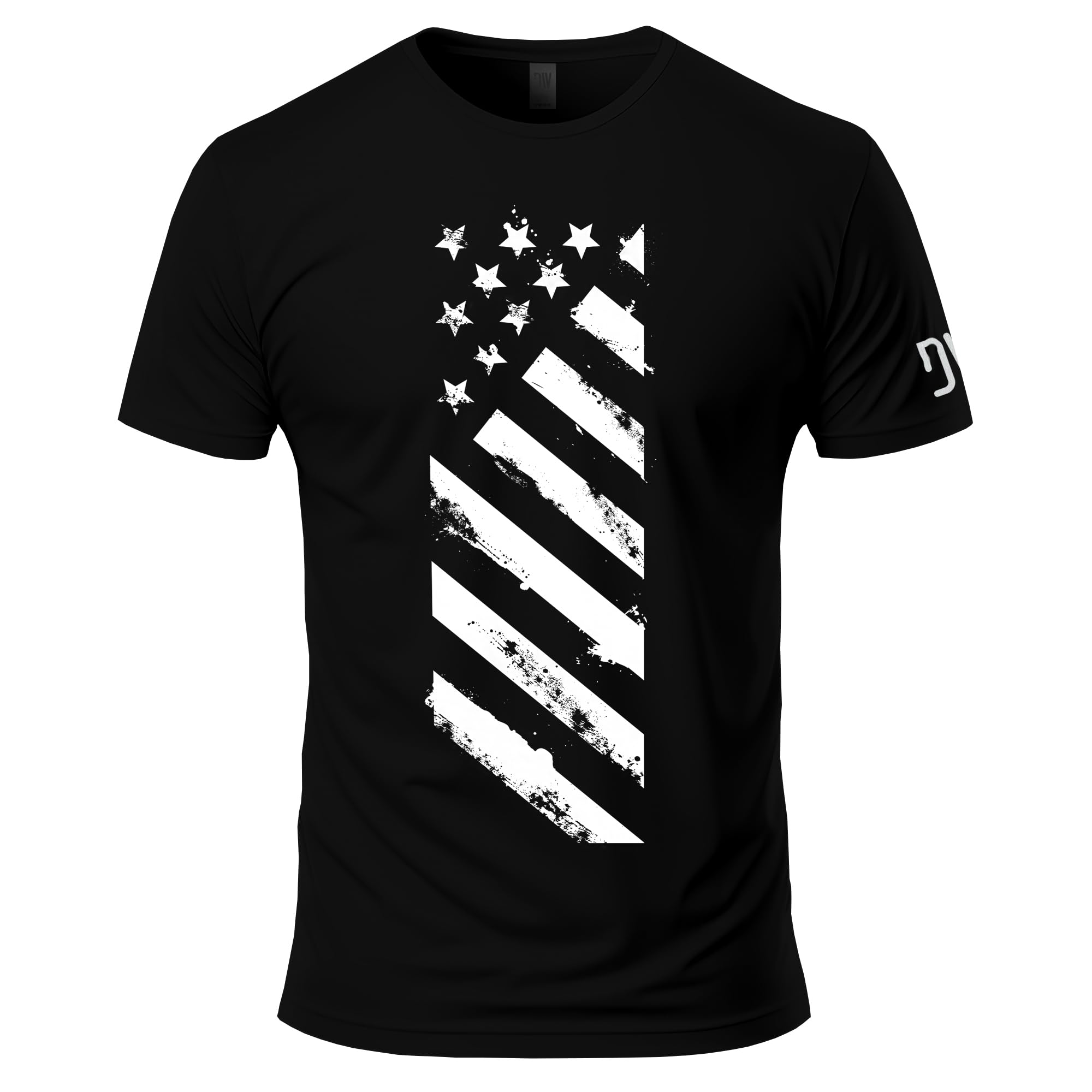 American Flag T-Shirts for Men - Patriotic Short Sleeve Graphic Tee by Dion Wear | Perfect for 4th of July, Memorial Day & Veterans Day Celebrations