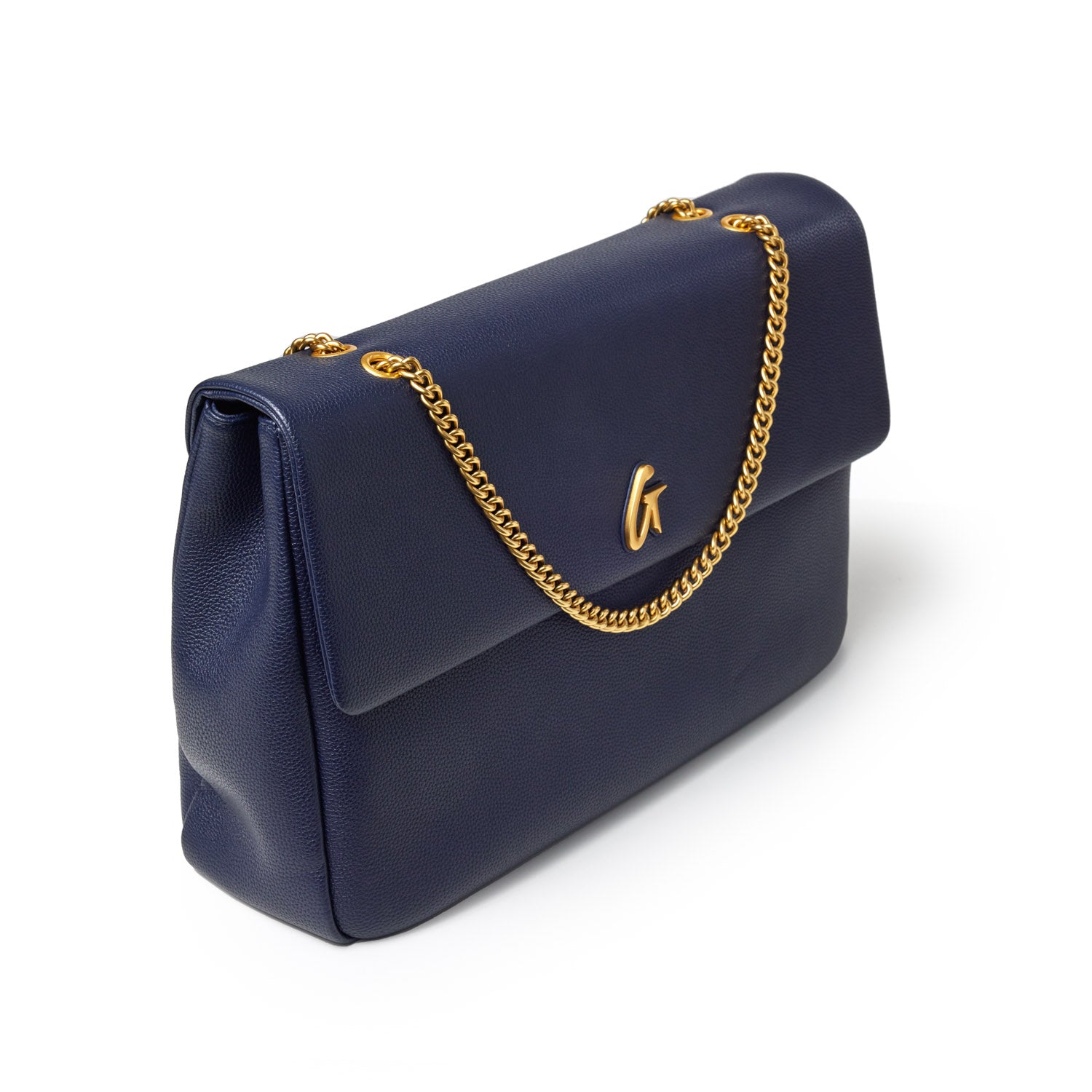 XL Pebble Flap Bag in Navy - Stylish & Spacious Crossbody Purse for Women, Perfect for Work, Travel & Everyday Use
