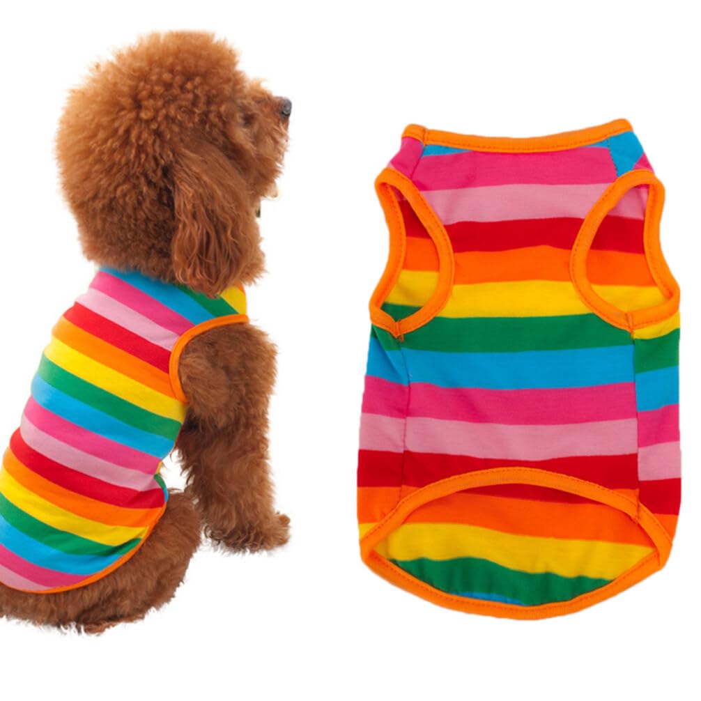 Cool Summer Dog Vest - Breathable Pet Shirts & Dresses for Small & Large Dogs - Lightweight Dog Clothes for Outdoor Walks & Beach Trips