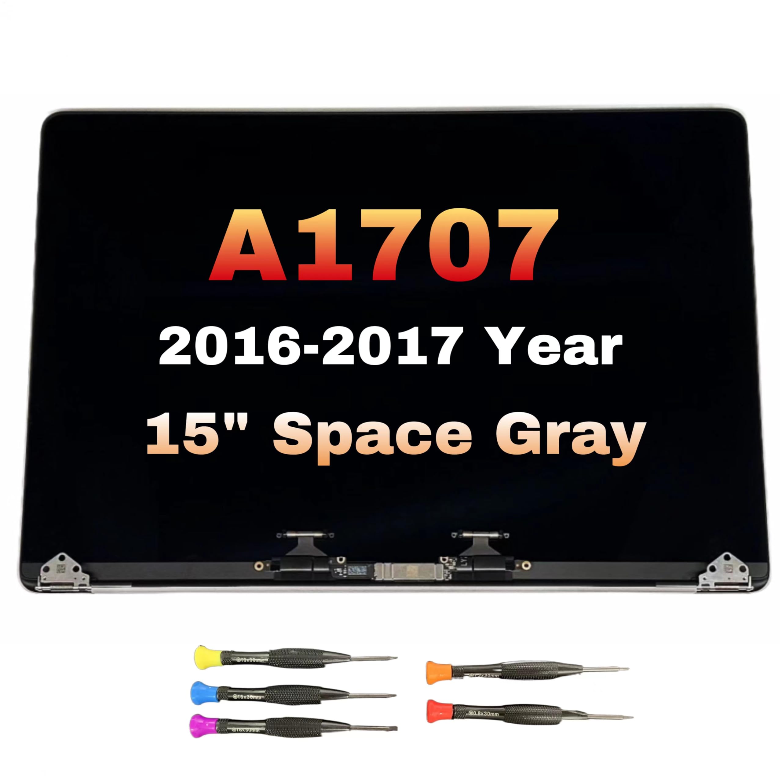 Original Space Gray Silver 2016-2017 MacBook Pro A1707 LCD Screen Display Assembly Replacement for MacBook Pro Retina 15