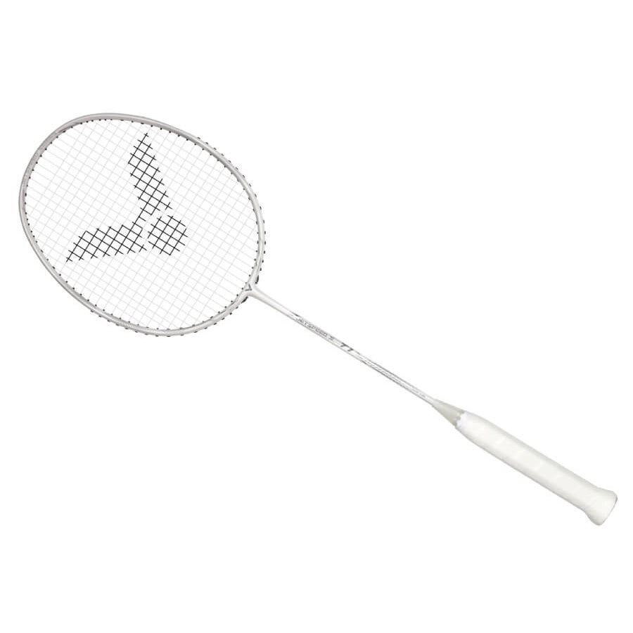 VICTOR Jetspeed T1 Badminton Racket - Lightweight Carbon Fiber Racket with Pre-Strung Strings for Professional & Recreational Players - Perfect for Tournaments, Training & Casual Play