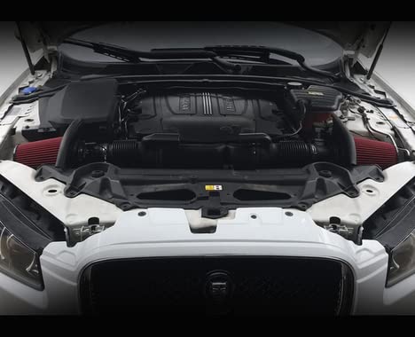 High-Performance Air Filter Intake Kit for Jaguar XF V6 Supercharged (2013-2015) - Enhanced Engine Power & Fuel Efficiency for Street & Track Racing