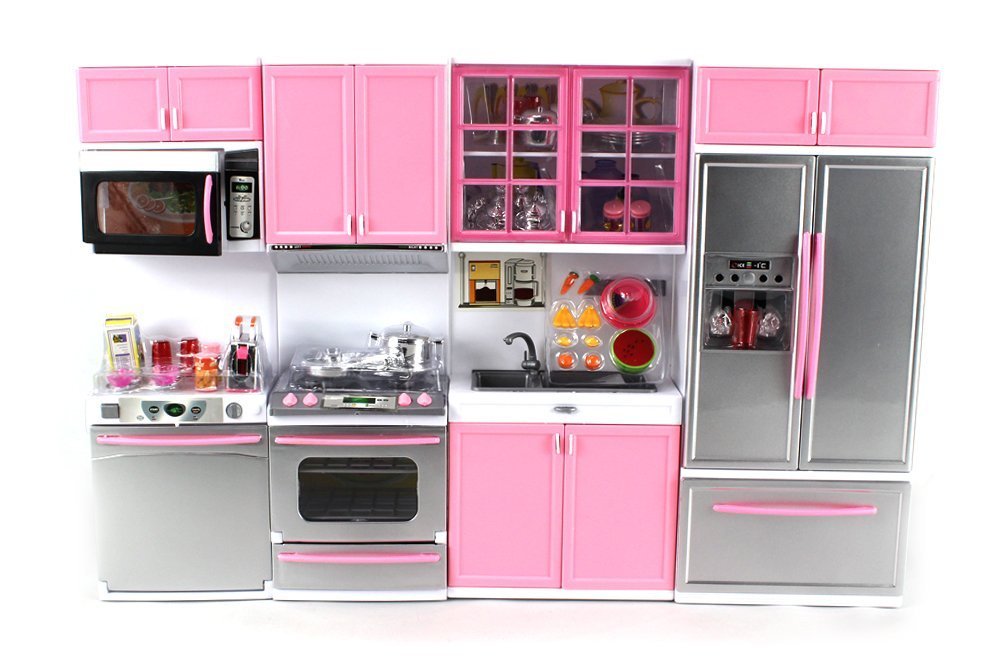 Battery Operated Toy Kitchen Playset for 11.5