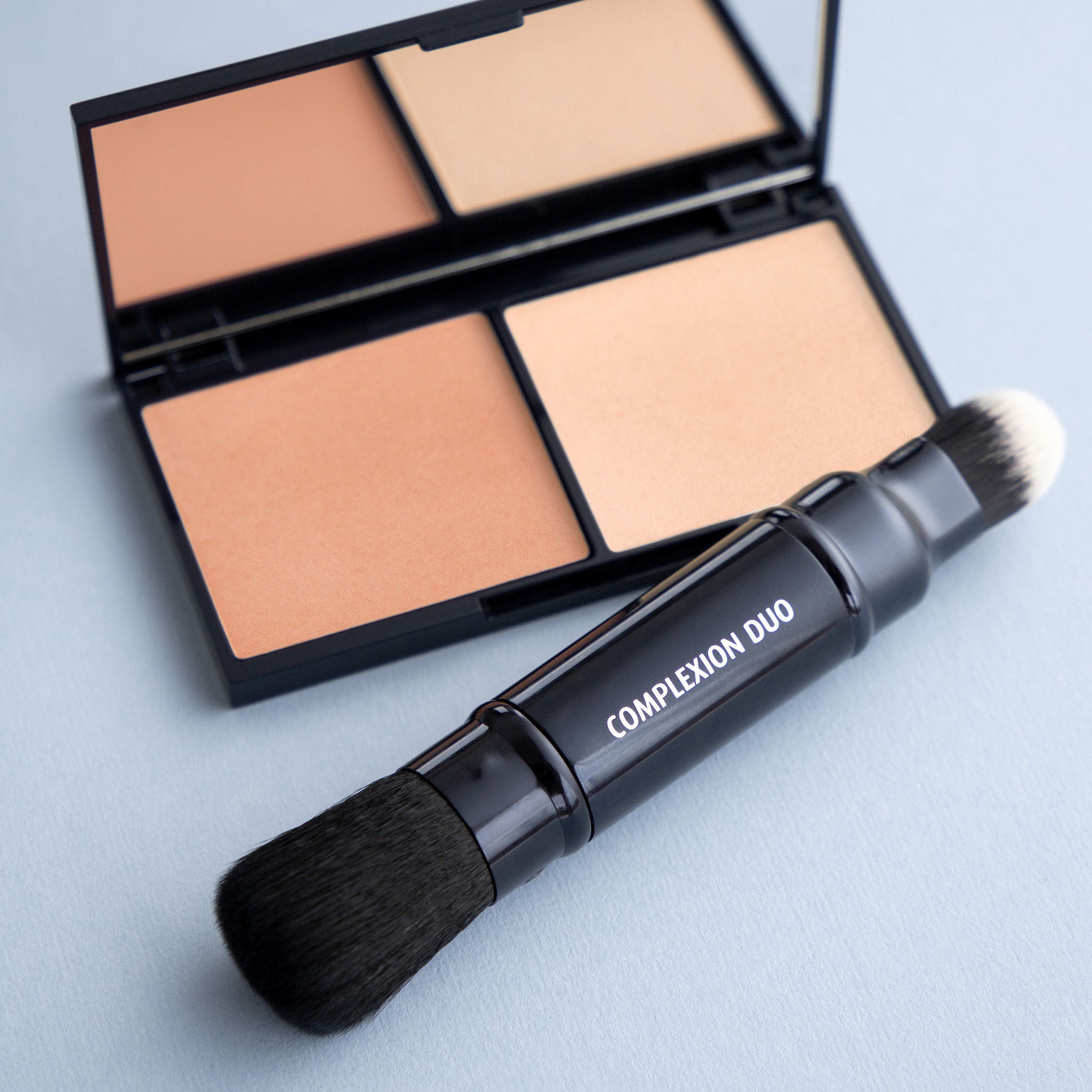 Premium Complexion Duo Brush Set - Foundation & Concealer Makeup Brush for Flawless Finish - Perfect for Daily Makeup & Professional Use