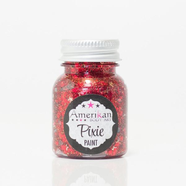 Drop Dead Red Pixie Paint 1 Oz - Vibrant Red Face & Body Paint for Halloween, Cosplay & Costume Parties - Safe for Skin & Easy to Wash Off