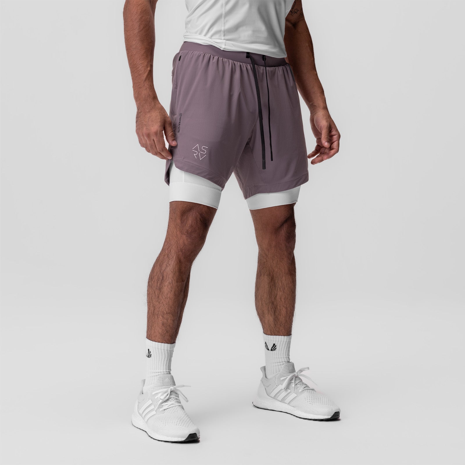 Tetra Lite® 7 Liner Short - Moonscape Cyber/White Running Shorts for Men | Lightweight Athletic Shorts for Gym, Jogging & Outdoor Sports