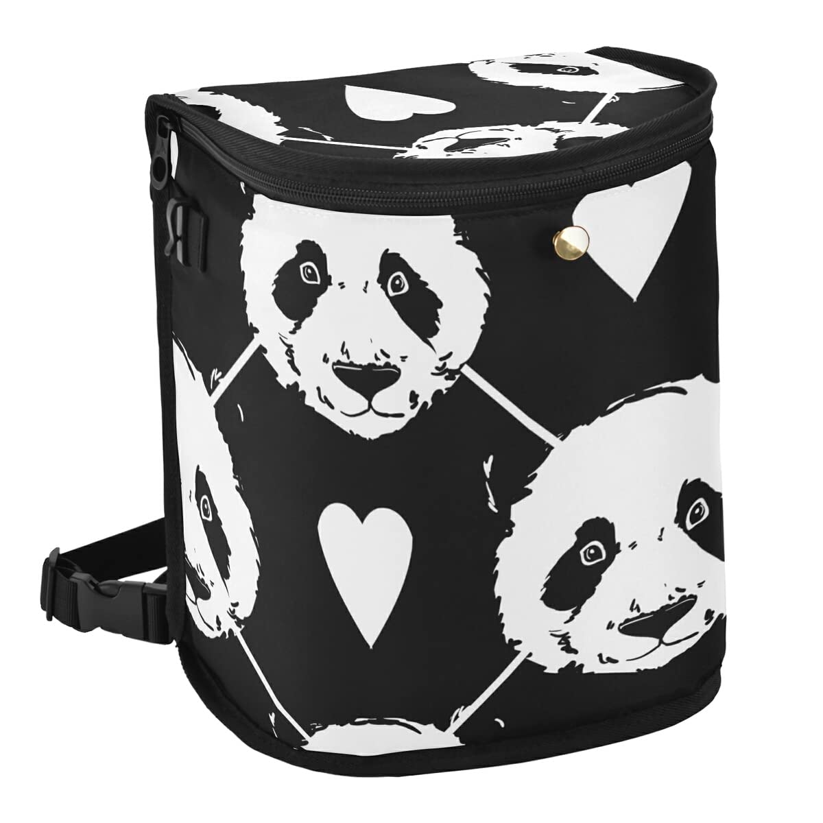 **MCHIVER Cute Panda Baby Car Trash Can - Leak-Proof Hanging Garbage Bag Organizer, Dustbin & Waste Basket for Vehicle - Car Accessories for Front Seat, Backseat & Headrest - Perfect for Road Trips, Daily Commute & Family Travel**