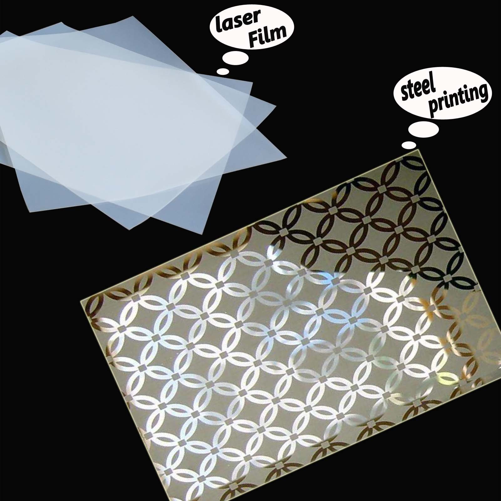 High-Quality Laser Printer Transparency Film Paper for Silk Screen Printing - 50 Sheets (13