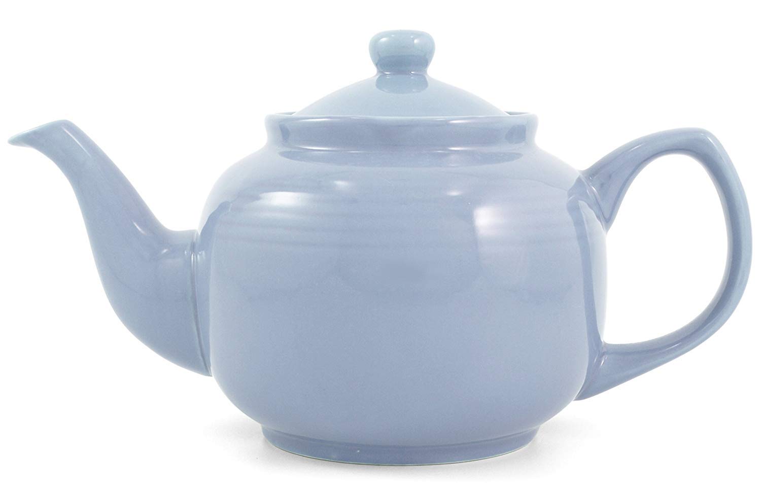 Powder Blue Classic 2 Cup Ceramic Teapot - Elegant Tea Brewing Pot for Afternoon Tea, Gifts & Home Decor