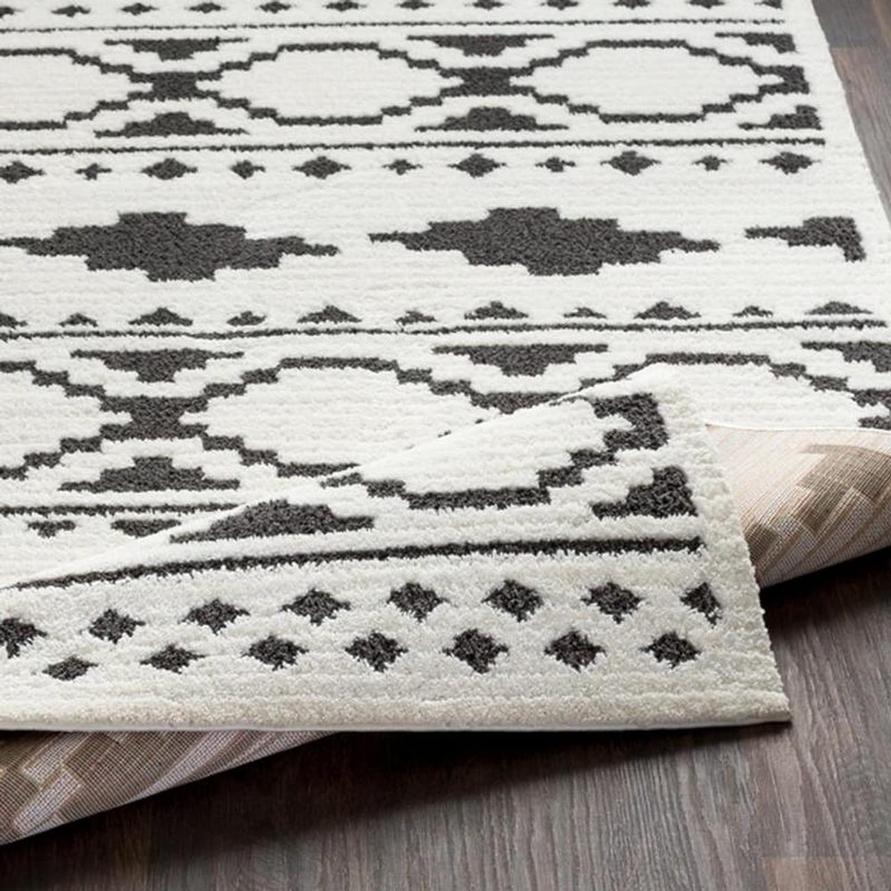 Mark&Day 8x10 Gaaeel Global Black Beige Area Rug - Soft Modern Carpet for Living Room, Bedroom, Kitchen - Perfect for Home Decor & Cozy Spaces (7'10