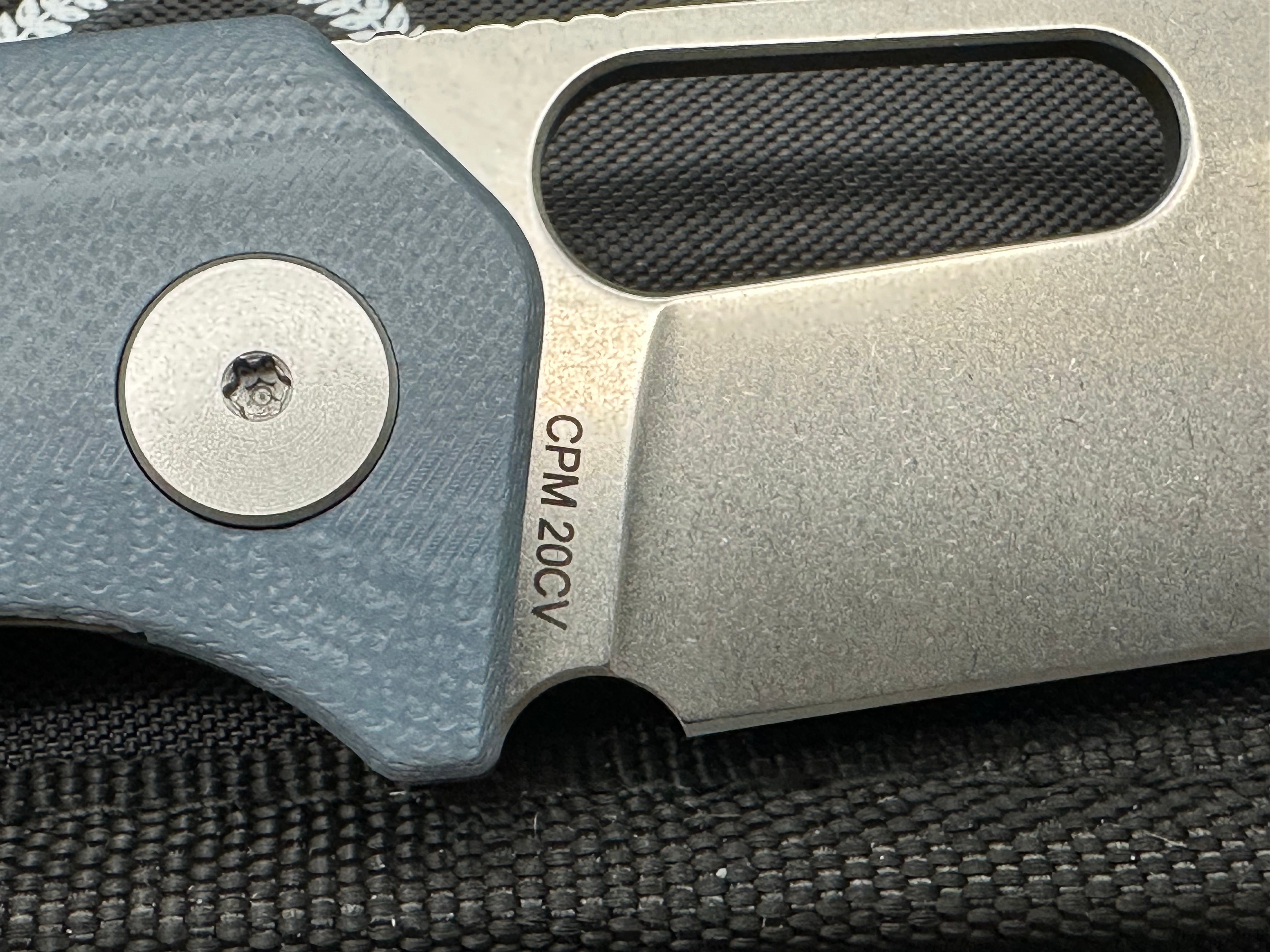 Asher Spiro G10 Folding Knife - 3.2