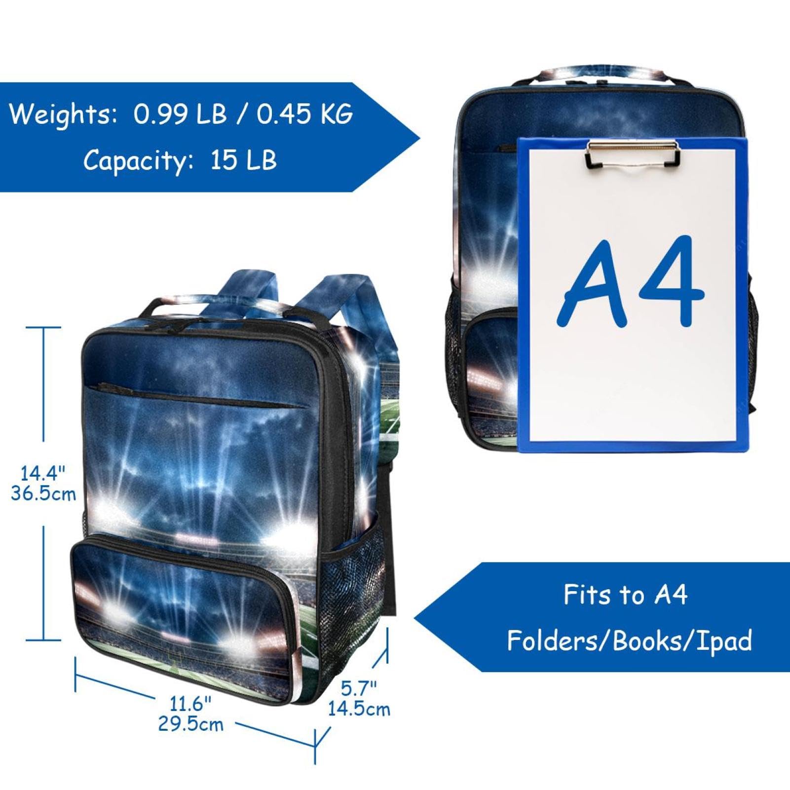 Best Travel & Work Backpack for Men & Women - Durable Laptop Backpack with USB Charging Port - Perfect for Commuting, College, Hiking & Football Games