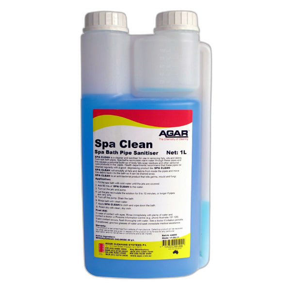 Agar Spa Clean – Powerful Bathroom & Tile Cleaner for Showers, Tubs & Spas | Removes Soap Scum, Hard Water Stains & Grime | Ideal for Home, Hotel & Spa Cleaning