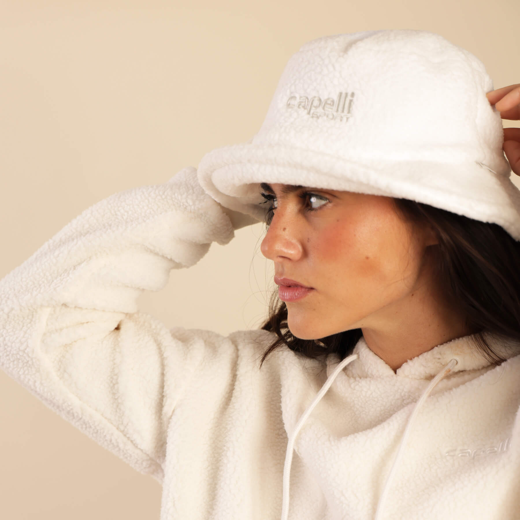 Stylish Adult CS Sherpa Bucket Hat for Men & Women - Warm Winter Beanie for Outdoor Activities, Hiking, and Casual Wear