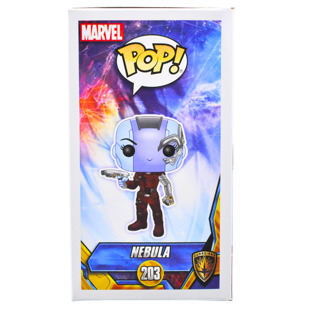 Karen Gillan Autographed Nebula Pop! Vinyl Figure - Guardians of the Galaxy Vol. 2 Exclusive Collectible (203/15) - Perfect for Marvel Fans, Comic Con Displays & Pop Culture Collections