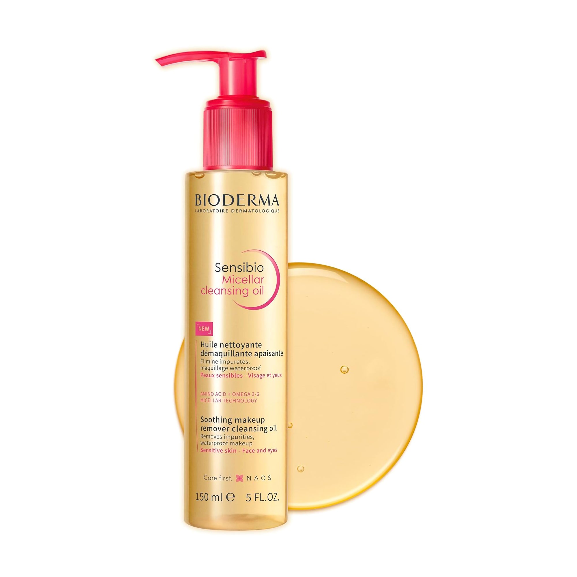 Bioderma Sensibio H2O Micellar Cleansing Water - Gentle Makeup Remover & Face Cleanser for Sensitive Skin | Perfect for Daily Skincare & Travel