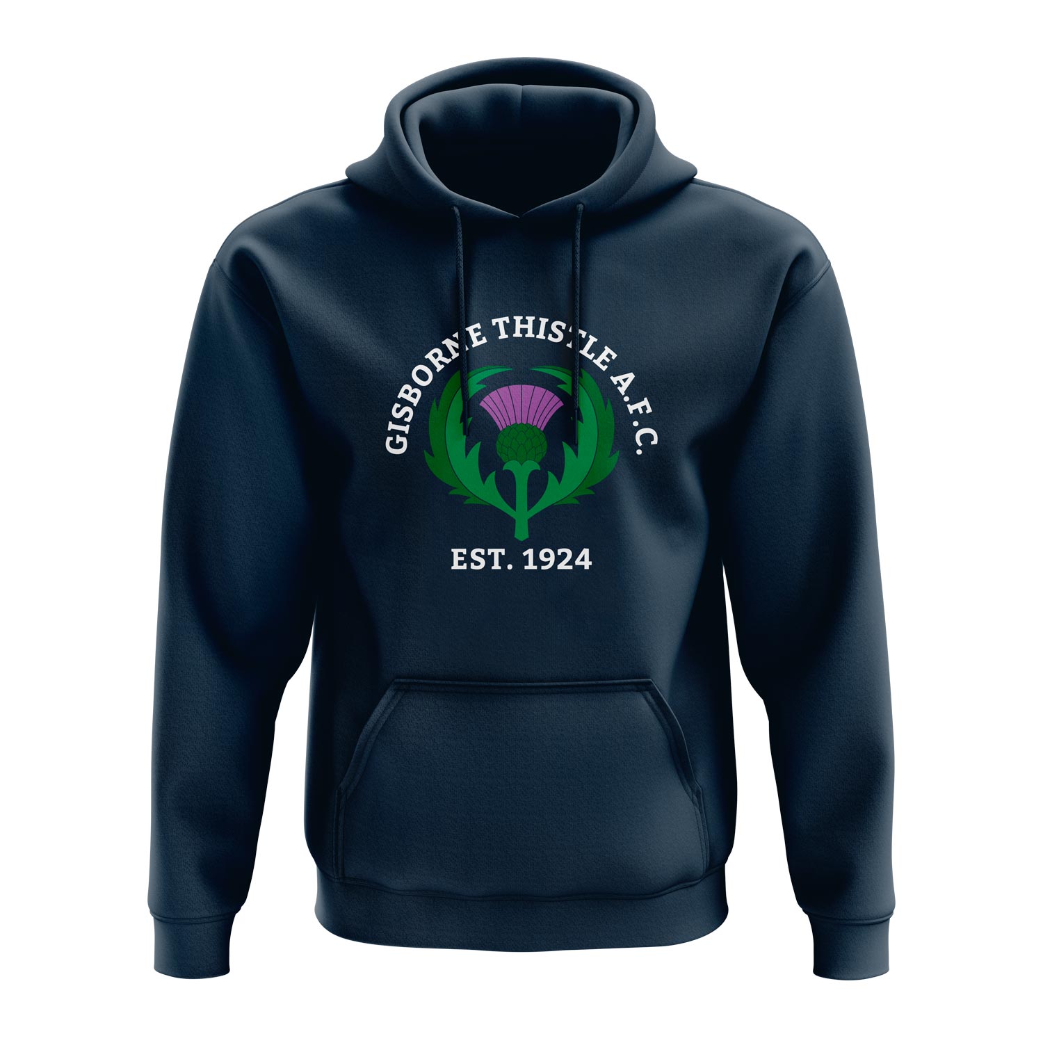 Gisborne Thistle AFC Club Hoodie - Men's & Women's Pullover Sweatshirt for Soccer Fans - Perfect for Game Day, Training & Casual Wear