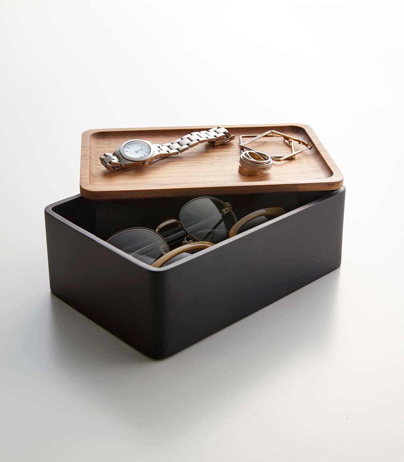 Premium Polystone Jewelry Storage Box - Elegant Organizer for Rings, Necklaces & Earrings | Perfect for Home, Travel & Gift Giving