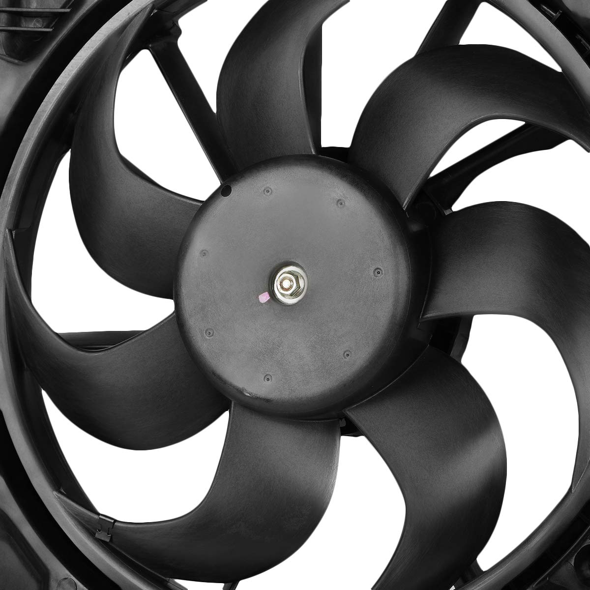 DNA MOTORING OEM-RF-0113 High Performance Radiator Cooling Fan Assembly - Direct Replacement for 2013-2019 Ford Escape & 2015-2018 Lincoln MKC - Improved Cooling Efficiency - Perfect for Summer Driving & Heavy Traffic Conditions