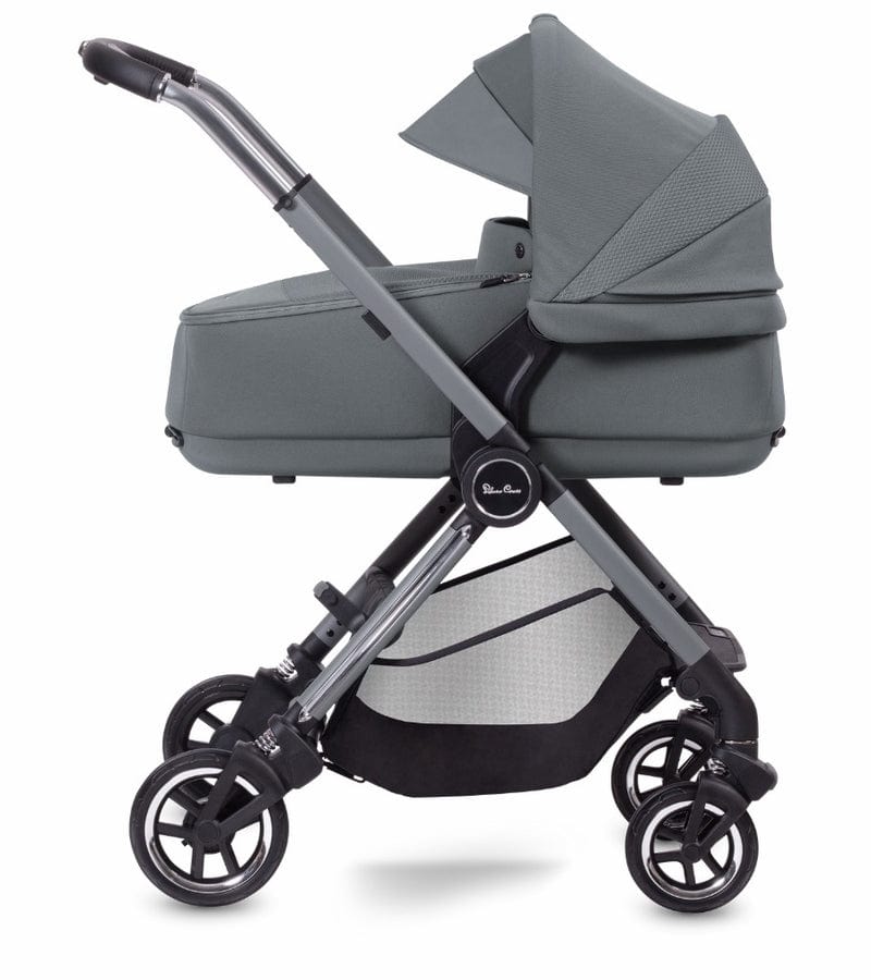 Silver Cross Dune Stroller with Compact Bassinet - Lightweight Travel Stroller for Newborns & Toddlers - Perfect for City Walks, Shopping & Air Travel
