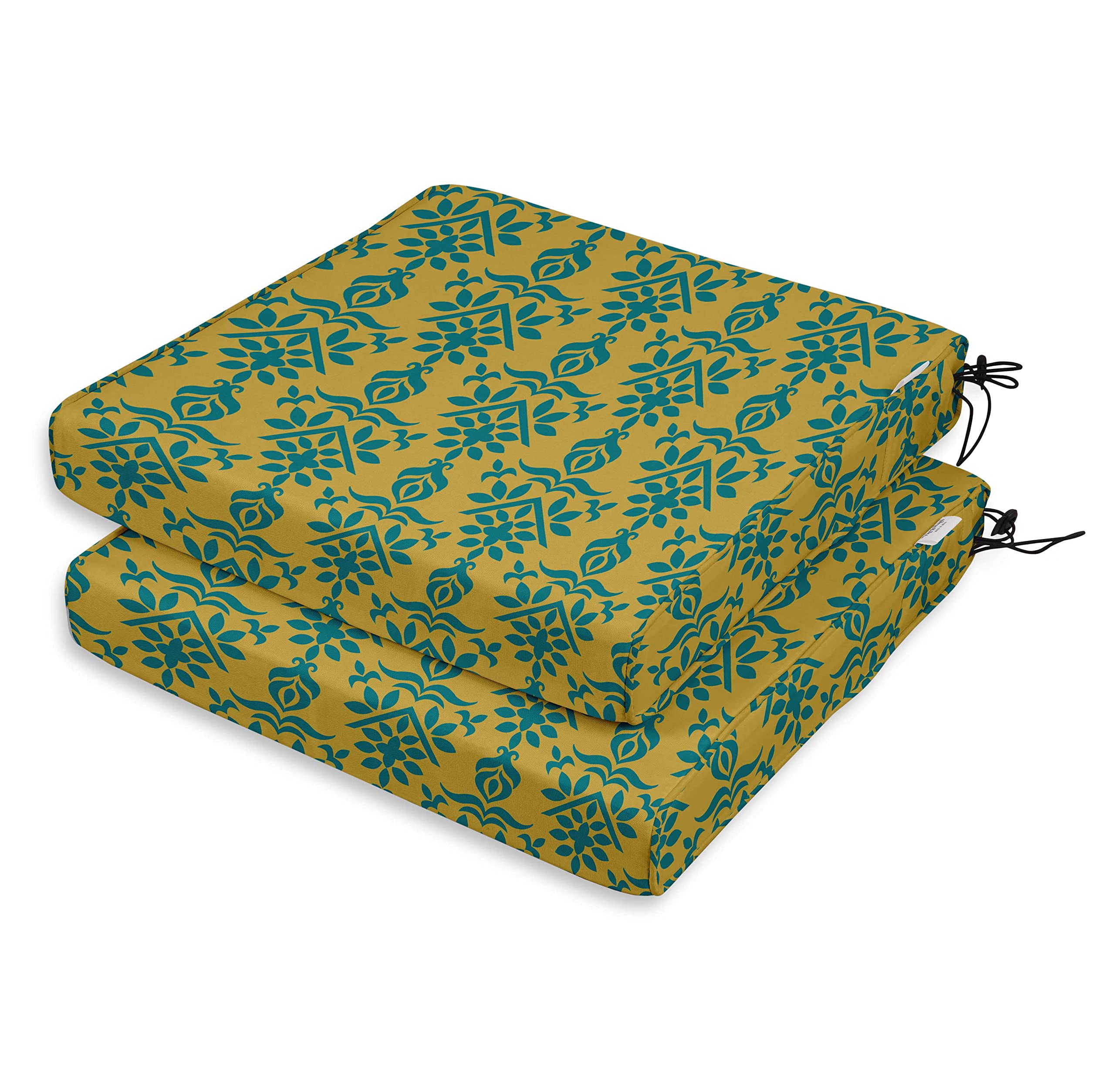 Waterproof Square Corner Seat Cushions 18.5