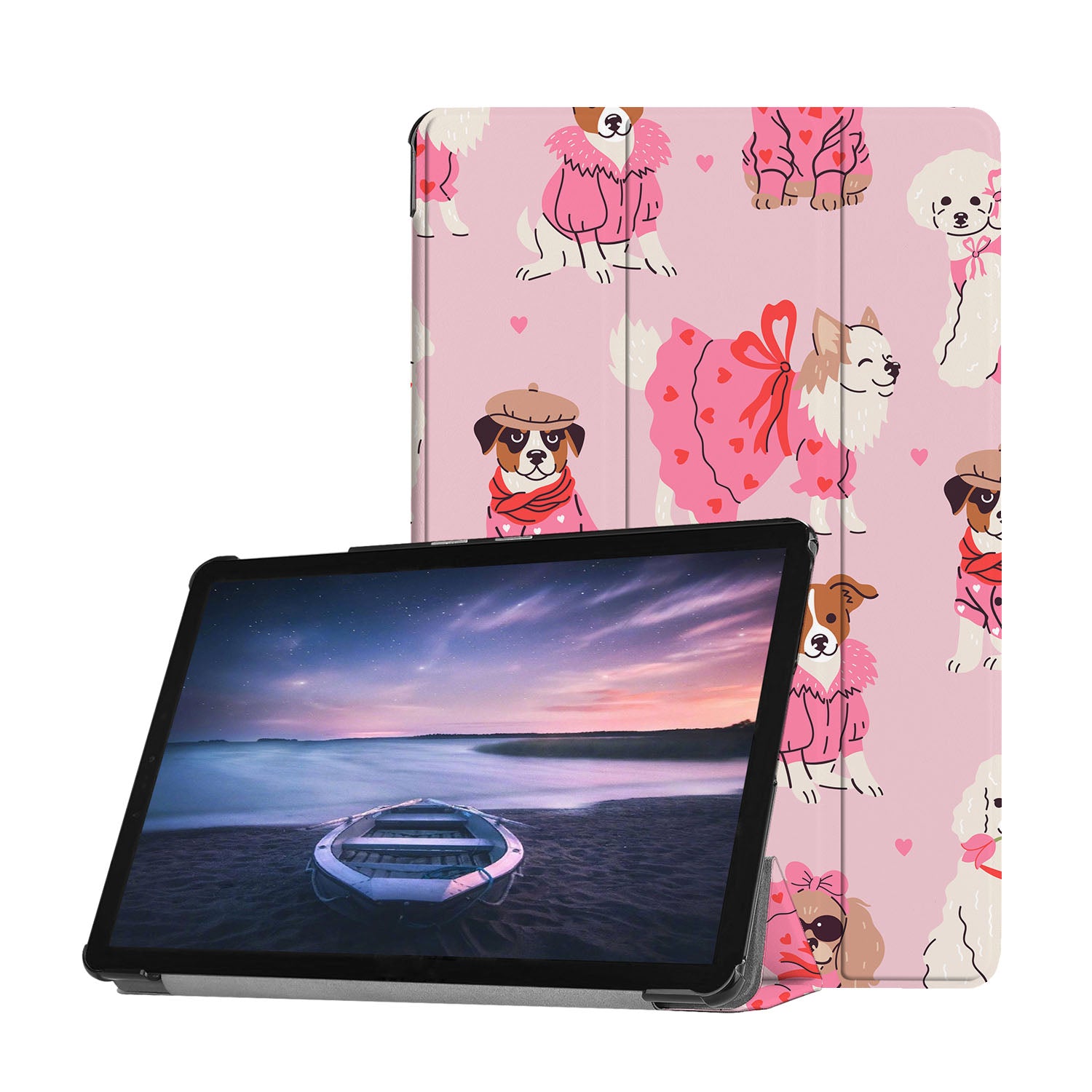 Samsung Tablet Case with Cute Dog Design - Durable Protective Cover for Samsung Galaxy Tab A/S6/S7/S8 - Perfect for Work, School, and Travel