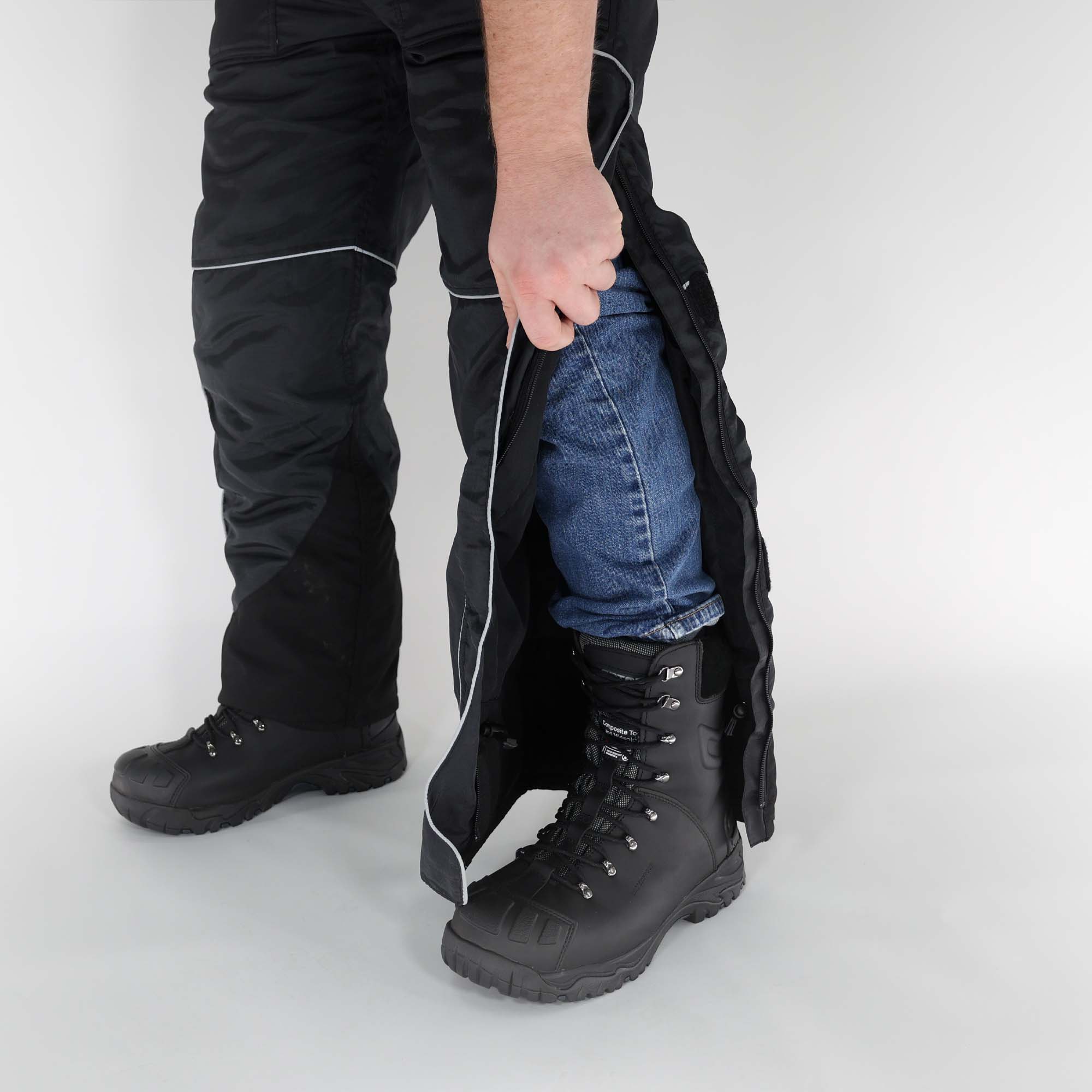 Reflex Pro Bib Overalls - Durable Work Overalls for Men & Women - Heavy Duty Denim Coveralls for Farming, Construction & Outdoor Work - Comfortable & Functional Workwear